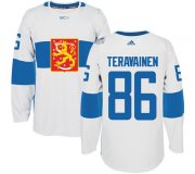 Wholesale Cheap Team Finland #86 Teuvo Teravainen White 2016 World Cup Stitched NHL Jersey