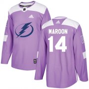 Cheap Adidas Lightning #14 Pat Maroon Purple Authentic Fights Cancer Stitched NHL Jersey