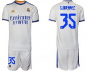 Wholesale Cheap Men 2021-2022 Club Real Madrid home white 35 Soccer Jerseys