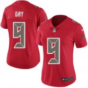 Wholesale Cheap Nike Buccaneers #9 Matt Gay Red Women's Stitched NFL Limited Rush Jersey