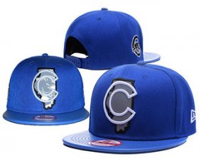 Wholesale Cheap MLB Chicago Cubs Snapback Ajustable Cap Hat GS 6