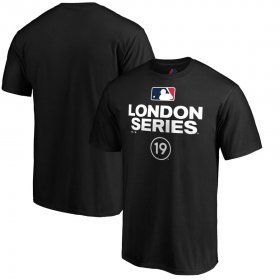 Wholesale Cheap MLB Majestic 2019 London Series Primary Logo T-Shirt - Black