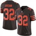 Wholesale Cheap Nike Browns #32 Jim Brown Brown Youth Stitched NFL Limited Rush Jersey