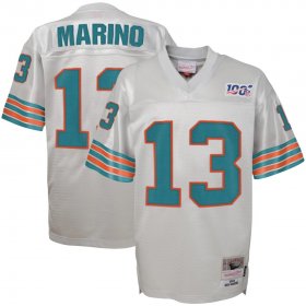Wholesale Cheap Youth Miami Dolphins #13 Dan Marino Mitchell & Ness Platinum NFL 100 Retired Player Legacy Jersey