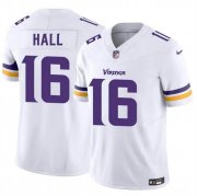 Cheap Men's Minnesota Vikings #16 Jaren Hall White 2023 F.U.S.E. Vapor Untouchable Limited Football Stitched Jersey