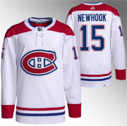 Wholesale Cheap Men's Montreal Canadiens #15 Alex Newhook White Stitched Jersey