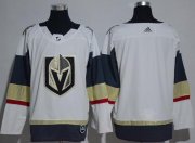 Wholesale Cheap Adidas Golden Knights Blank White Road Authentic Women's Stitched NHL Jersey