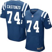 Wholesale Cheap Nike Colts #74 Anthony Castonzo Royal Blue Team Color Men's Stitched NFL Vapor Untouchable Elite Jersey