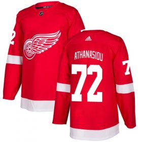 Wholesale Cheap Adidas Red Wings #72 Andreas Athanasiou Red Home Authentic Stitched Youth NHL Jersey