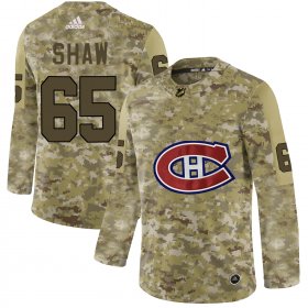 Wholesale Cheap Adidas Canadiens #65 Andrew Shaw Camo Authentic Stitched NHL Jersey
