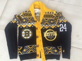Wholesale Cheap Boston Bruins #24 Black Men\'s NHL Ugly Sweater