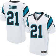 Wholesale Cheap Nike Panthers #21 Jeremy Chinn White Men's Stitched NFL New Elite Jersey
