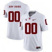 Wholesale Cheap Washington State Cougars Customized White College Football Jersey