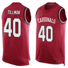Wholesale Cheap Nike Cardinals #40 Pat Tillman Red Team Color Men\'s Stitched NFL Limited Tank Top Jersey