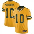 Wholesale Cheap Nike Packers #10 Darrius Shepherd Yellow Men's Stitched NFL Limited Rush Jersey