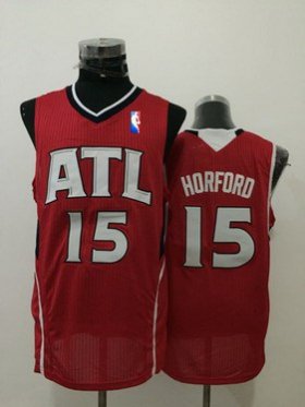 Wholesale Cheap Men\'s Atlanta Hawks #15 Al Horford Red Swingman Jersey