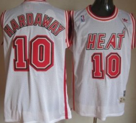 Wholesale Cheap Miami Heat #10 Tim Hardaway White Swingman Throwback Jersey