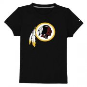 Wholesale Cheap Washington Redskins Logo Youth T-Shirt Black