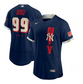 Wholesale Cheap Men\'s New York Yankees #99 Aaron Judge 2021 Navy All-Star Flex Base Stitched MLB Jersey