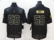 Wholesale Cheap Men's Indianapolis Colts #56 Quenton Nelson Black 2020 Salute To Service Stitched NFL Nike Limited Jersey