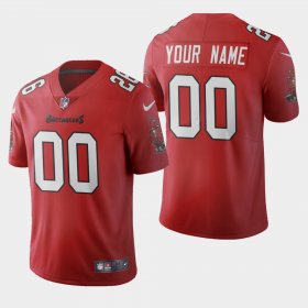 Wholesale Cheap Tampa Bay Buccaneers Custom Red Men\'s Nike 2020 Vapor Limited NFL Jersey