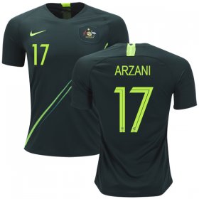 Wholesale Cheap Australia #17 Arzani Away Soccer Country Jersey