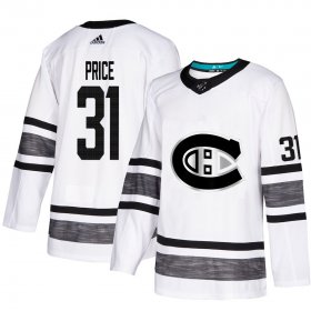 Wholesale Cheap Adidas Canadiens #31 Carey Price White Authentic 2019 All-Star Stitched Youth NHL Jersey