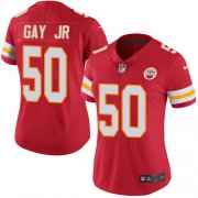 Wholesale Cheap Nike Chiefs #50 Willie Gay Jr. Red Team Color Women's Stitched NFL Vapor Untouchable Limited Jersey