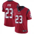 Wholesale Cheap Nike Texans #23 Carlos Hyde Red Alternate Men's Stitched NFL Vapor Untouchable Limited Jersey