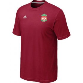 Wholesale Cheap Adidas Liverpool Soccer T-Shirt Red