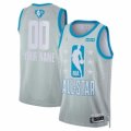 Wholesale Cheap Men 2022 All Star Active Player Custom Grey Eastern Conference Gray Basketball Jersey