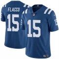 Cheap Youth Indianapolis Colts #15 Joe Flacco Blue Vapor Untouchable Limited Football Stitched Jersey