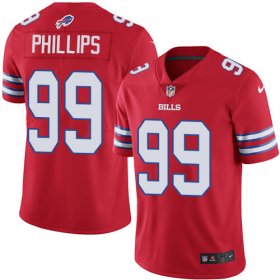 Wholesale Cheap Nike Bills #99 Harrison Phillips Red Men\'s Stitched NFL Limited Rush Jersey