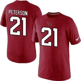 Wholesale Cheap Nike Arizona Cardinals #21 Patrick Peterson Pride Name & Number NFL T-Shirt Red