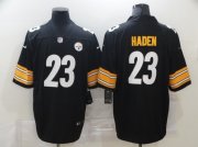 Wholesale Cheap Men's Pittsburgh Steelers #23 Joe Haden Black 2017 Vapor Untouchable Stitched NFL Nike Limited Jersey