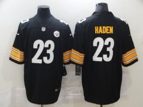 Wholesale Cheap Men\'s Pittsburgh Steelers #23 Joe Haden Black 2017 Vapor Untouchable Stitched NFL Nike Limited Jersey