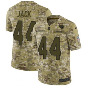 Wholesale Cheap Nike Jaguars #44 Myles Jack Camo Men\'s Stitched NFL Limited 2018 Salute To Service Jersey