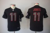 Wholesale Cheap Nike Falcons #11 Julio Jones Black Impact Youth Stitched NFL Limited Jersey