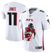 Wholesale Cheap Atlanta Falcons #11 Julio Jones Men's Nike Player Signature Moves Vapor Limited NFL Jersey White