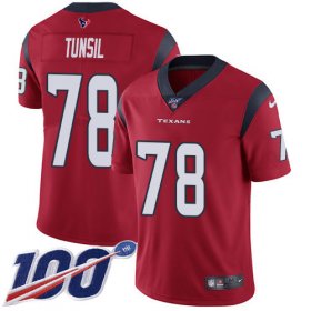 Wholesale Cheap Nike Texans #78 Laremy Tunsil Red Alternate Youth Stitched NFL 100th Season Vapor Untouchable Limited Jersey
