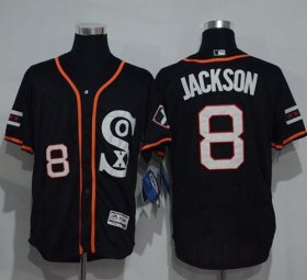 Wholesale Cheap White Sox #8 Bo Jackson Black New Cool Base Stitched MLB Jersey