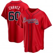 Cheap Atlanta Braves Jesse Chavez Replica Red Alternate Jersey