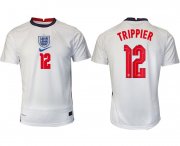 Wholesale Cheap Men 2020-2021 European Cup England home aaa version white 12 Nike Soccer Jersey