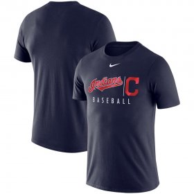 Wholesale Cheap Cleveland Indians Nike MLB Practice T-Shirt Navy