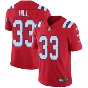 Wholesale Cheap Nike Patriots #33 Jeremy Hill Red Alternate Men's Stitched NFL Vapor Untouchable Limited Jersey