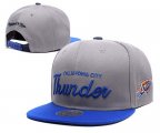 Wholesale Cheap NBA Oklahoma City Thunder Snapback Ajustable Cap Hat XDF 045