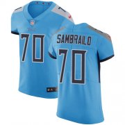 Wholesale Cheap Nike Titans #70 Ty Sambrailo Light Blue Alternate Men's Stitched NFL New Elite Jersey