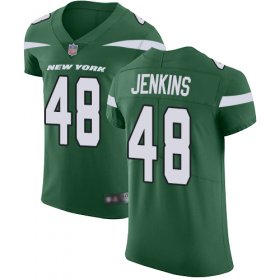 Wholesale Cheap Nike Jets #48 Jordan Jenkins Green Team Color Men\'s Stitched NFL Vapor Untouchable Elite Jersey