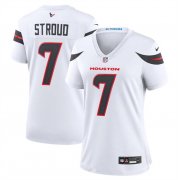 Cheap Women's Houston Texans #7 C.J. Stroud White 2024 Stitched Jersey