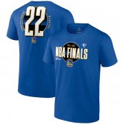Wholesale Cheap Men's Golden State Warriors #22 Andrew Wiggins 2022 Royal NBA Finals Name & Number T-Shirt